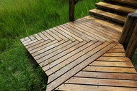 Walkway woodwork