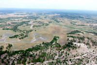 Botwana countryside between Khwai and Eagle Island